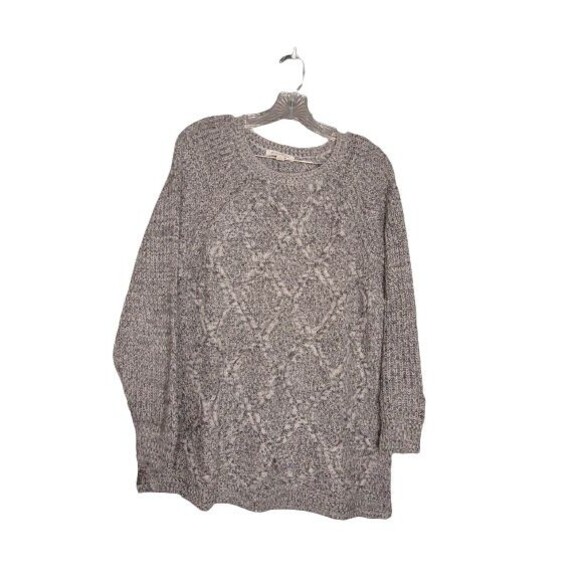 Studio Works Knit Long Sleeve Sweater Color Grey/Black Marbling Womens Size 1X - Picture 1 of 11